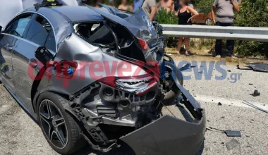Πρέβεζα: Καραμπόλα με τραυματίες στην υποθαλάσσια σήραγγα στο Άκτιο (βίντεο)