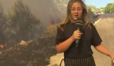 Φλόγες στη Σαλαμίνα περικύκλωσαν ρεπόρτερ και οπερατέρ του OPEN: «Φεύγουμε Κώστα – Τρέχα γρήγορα!» (βίντεο)