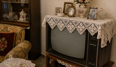 Γιατί οι παλιοί έβαζαν δαντέλες και σεμεδάκια πάνω στις τηλεοράσεις; Η ιστορία μιας ολόκληρης εποχής