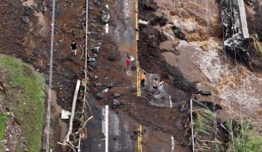 Χαβάη: Η «Λάλα» άφησε πίσω της χάος – Πλημμύρες, κατεστραμμένοι δρόμοι και 120.000 χωρίς ρεύμα (βίντεο)