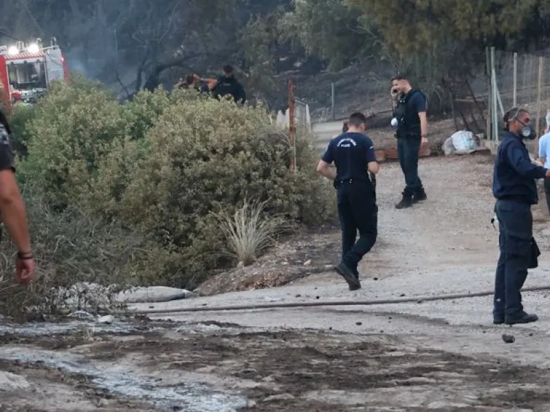 Σαλαμίνα: Εξετάζουν εμπρησμό για τη φονική φωτιά – «Είδα ένα μαύρο αμάξι να κινείται περίεργα»