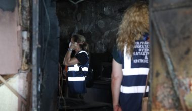 Ξεκίνησε η αυτοψία στις κατεστραμμένες από την πυρκαγιά περιοχές στη Σαλαμίνα (φωτογραφίες)