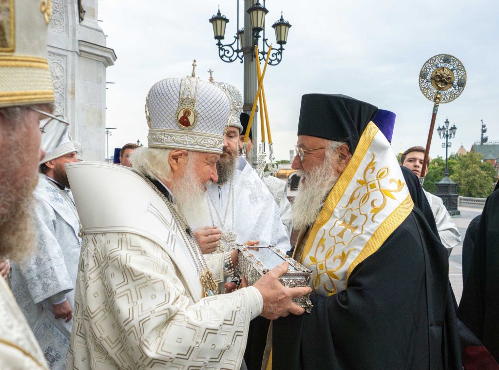 Στη Μόσχα ο Μητροπολίτης Κερκύρας: Το μήνυμα στον Πατριάρχη Κύριλλο & η αναφορά στον μακαριστό Χριστόδουλο (φωτο)