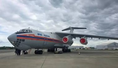 Ρωσικό Il-76 στη μάχη με τις τεράστιες πυρκαγιές στη Σερβία (βίντεο)