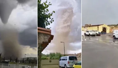 Γαλλία: Εντυπωσιακός ανεμοστρόβιλος «κτύπησε» την περιοχή της Καρκασόν (βίντεο)