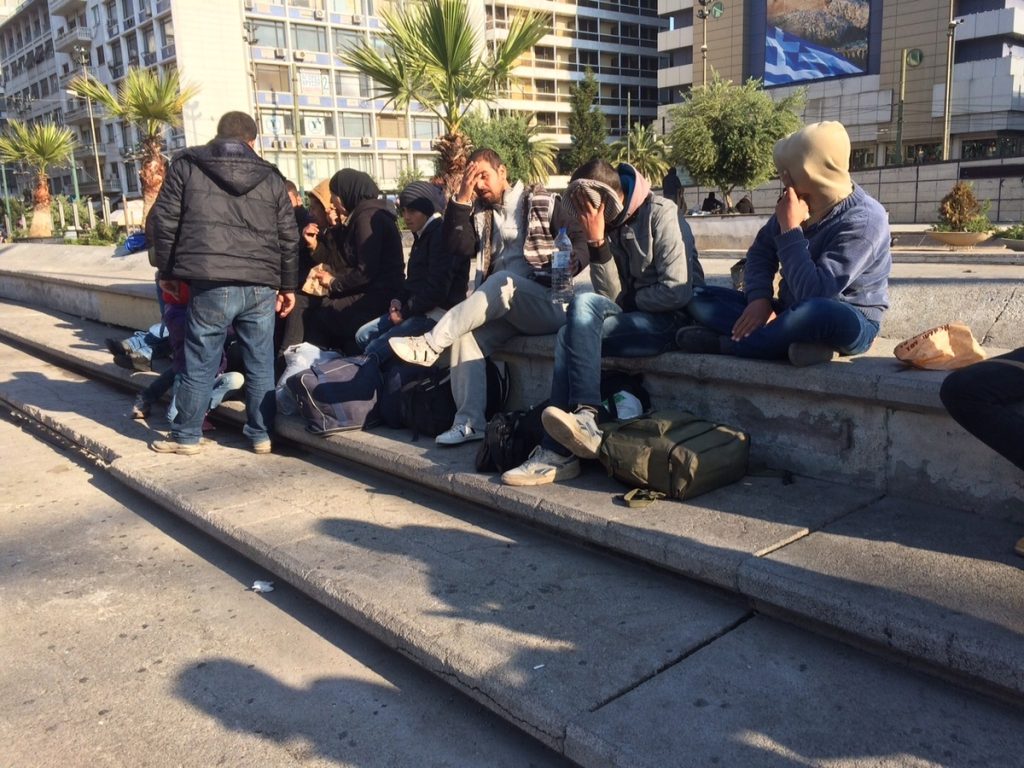 Εικόνες τριτοκοσμικής πόλης στο κέντρο της Αθήνας