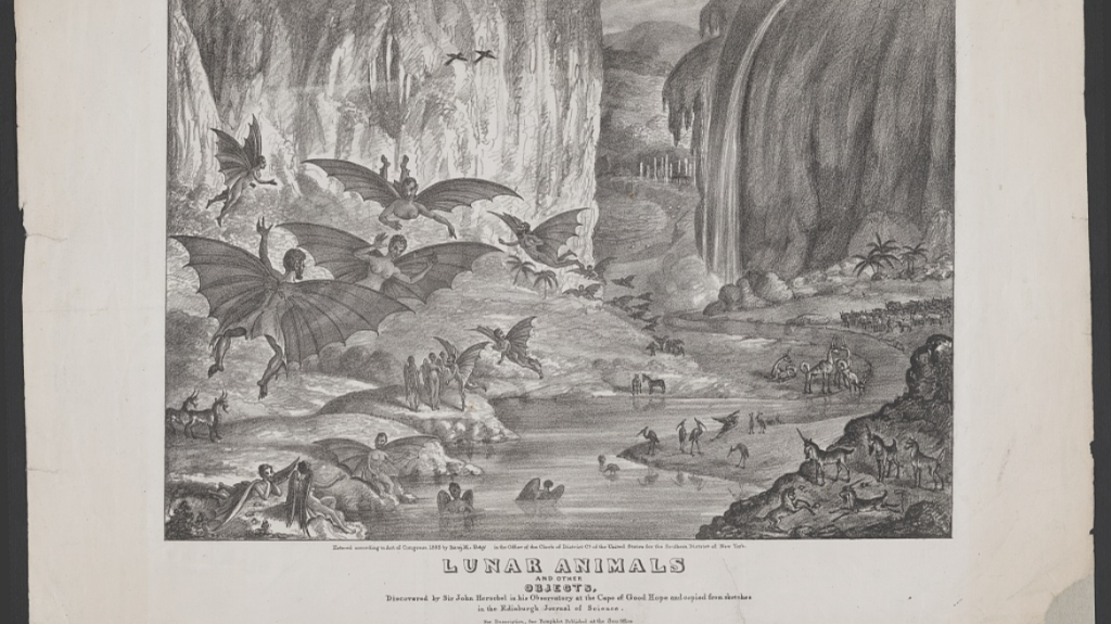 Η μεγάλη απάτη της Σελήνης: Όταν το 1835 ο κόσμος πίστεψε ότι ανακαλύφθηκαν άνθρωποι-νυχτερίδες