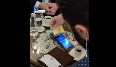 Ο πρόεδρος της Συρίας Άχμαντ αλ Σάρα πλήρωσε με Visa σε εστιατόριο της Δαμασκού (βίντεο)