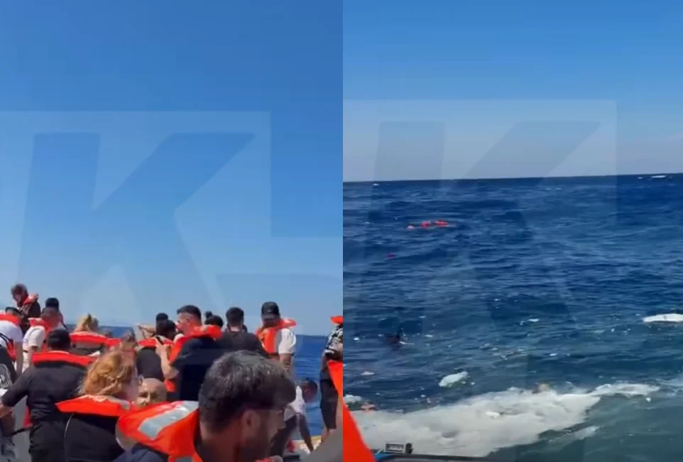 Βυθίστηκε επιβατηγό πλοίο με 279 επιβάτες ανοικτά της Κερύνειας (βίντεο)