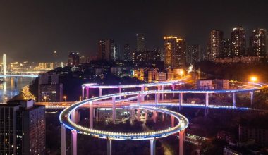 Ο δρόμος στην Κίνα που μοιάζει με τρενάκι του λούνα παρκ: Η εντυπωσιακή διαδρομή στα 72 μέτρα ύψος (βίντεο)
