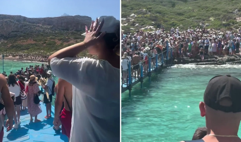 Ο Μπάλος «βούλιαξε» από εκατοντάδες τουρίστες: Δείτε το viral βίντεο με τις 935.000 προβολές σε δύο μέρες!