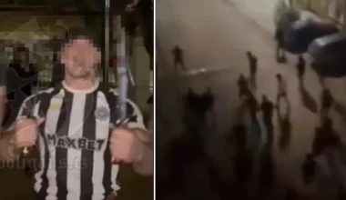 Βίντεο: Oπαδός της Παρτιζάν κυνηγά 20 του Ερυθρού Αστέρα κρατώντας δύο μεγάλα μαχαίρια!