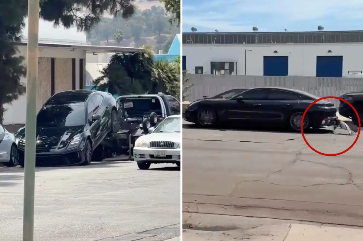 Ο ασυνήθιστος τρόπος που επέλεξε οδηγός Porsche Panamera για να βγάλει το όχημά του από τη ρυμούλκηση (βίντεο)