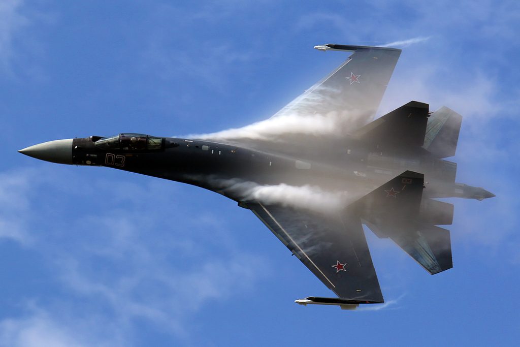 Ρωσικό Su-35S καταστρέφει ουκρανικό drone (βίντεο)