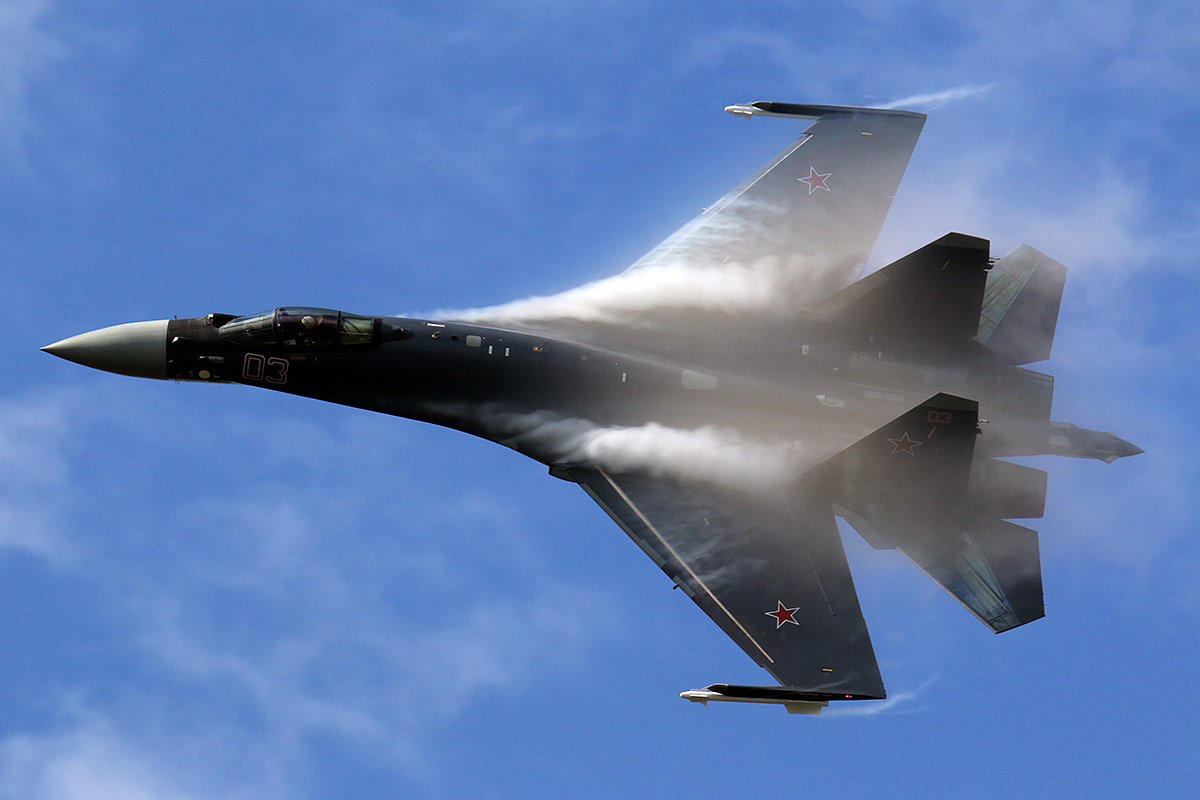 Ρωσικό Su-35S καταστρέφει ουκρανικό drone (βίντεο)