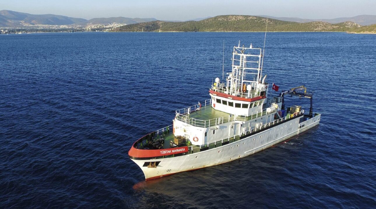 Έξω από το Φαρμακονήσι το τουρκικό ερευνητικό πλοίο