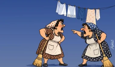 Το «καυστικό» σκίτσο του Αρκά για τις κοινωνικές αντιπαραθέσεις: «Άλλαξε το μέσο, όχι το επίπεδο» (φωτο)