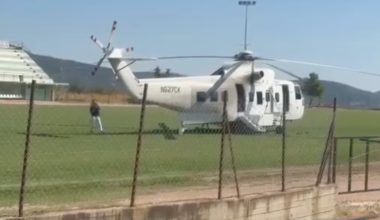 Καβάλα: Αναγκαστική προσγείωση πυροσβεστικού ελικοπτέρου – Πρόβλημα στον έλικα (βίντεο)