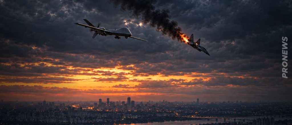 Βίντεο ντοκουμέντο: Ρωσικό UAV κατέρριψε ουκρανικό MiG-29 στο Κίεβο!