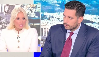 «Αρπάχτηκαν» στον «αέρα» Κ.Κυρανάκης και Κ.Παπακωστοπούλου για τους μισθούς «πείνας» των Ελλήνων