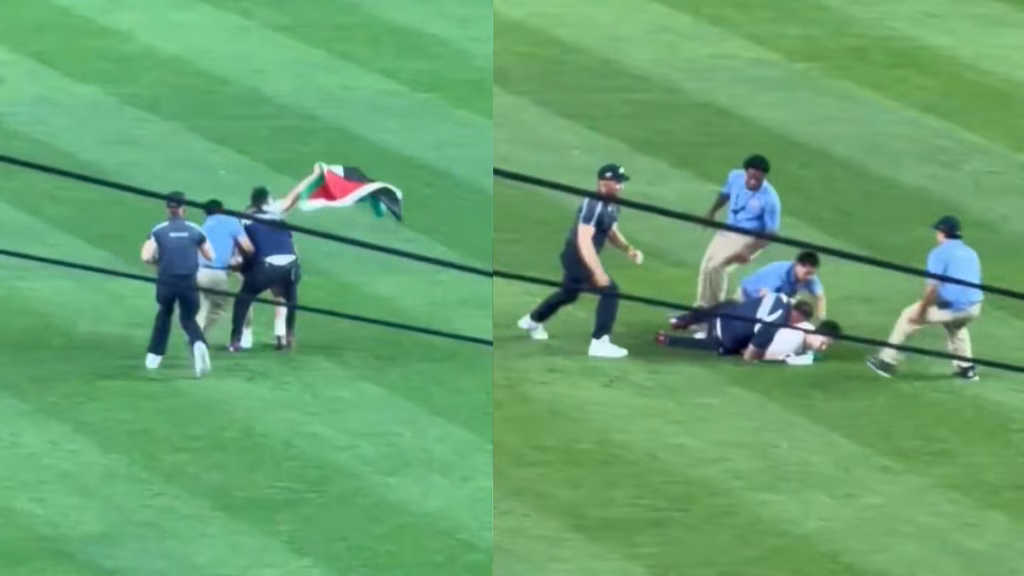 Εισέβαλε με παλαιστινιακή σημαία στο Yankee Stadium ανήμερα της 11ης Σεπτεμβρίου