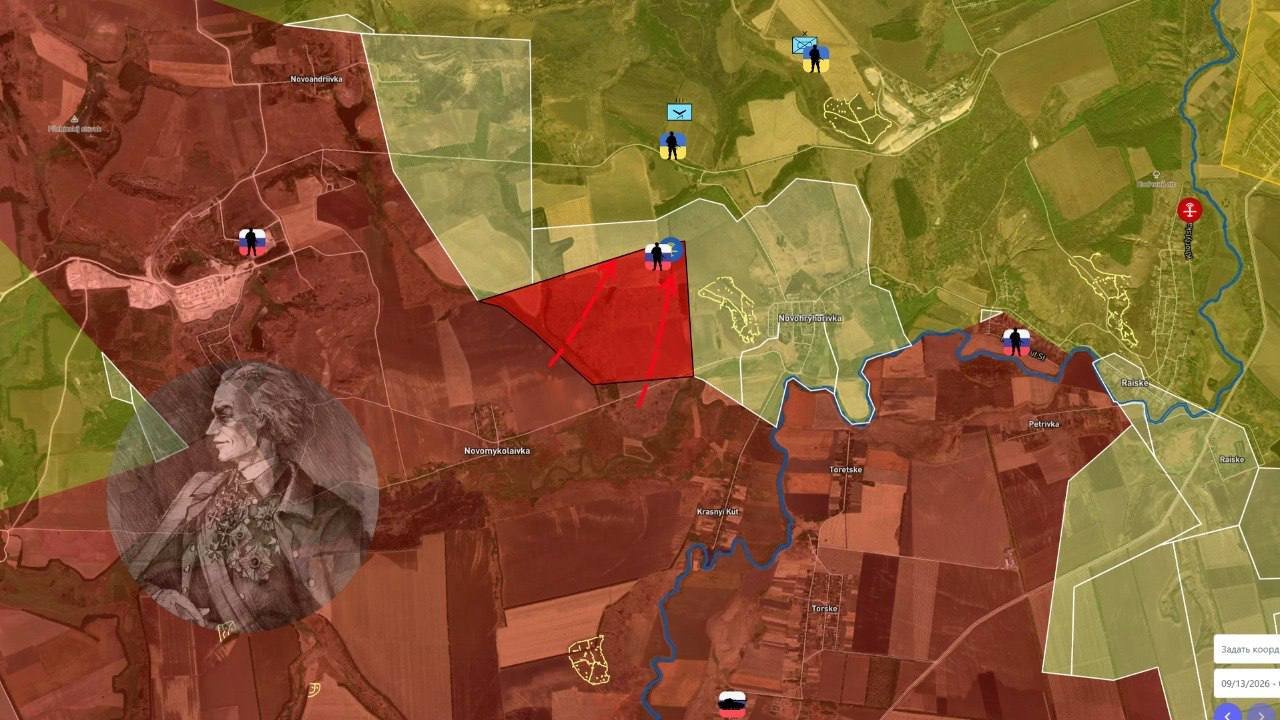 Οι Ρώσοι περιόρισαν σημαντικά την δημοσίευση χαρτών που αποτυπώνουν την εξέλιξη της μάχης για Σλαβιάνσκ-Κραματόρσκ