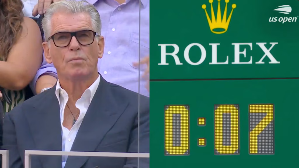 US Open: Το ρολόι έγραφε 0:07 και η κάμερα βρήκε τον Τζέιμς Μπόντ (βίντεο)