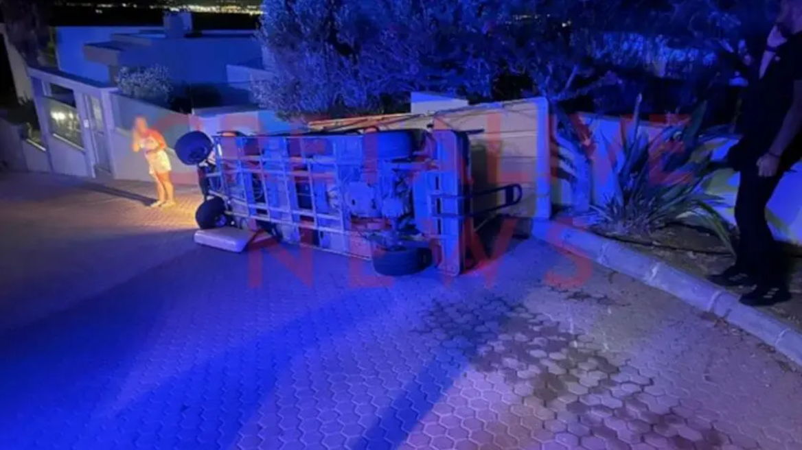 Δύο τραυματίες στην Κρήτη: Όχημα τύπου golf εξετράπη και έπεσε σε τοίχο – «Δεν είχαμε φρένα»