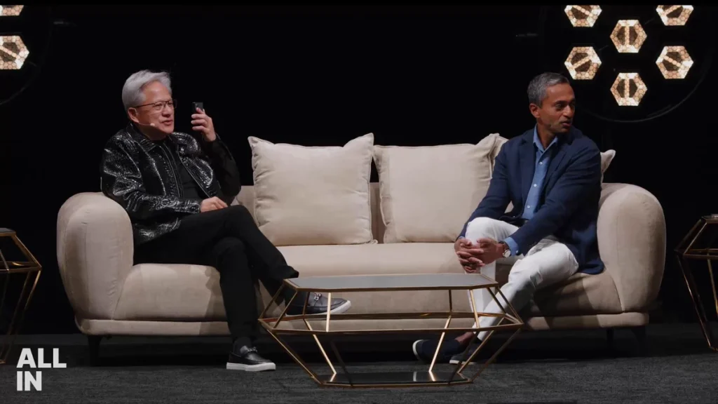 Η στιγμή που ο Τραμπ τηλεφωνεί  στον CEO της Nvidia: «Απάτη ότι η AI θα καταλάβει τον κόσμο»