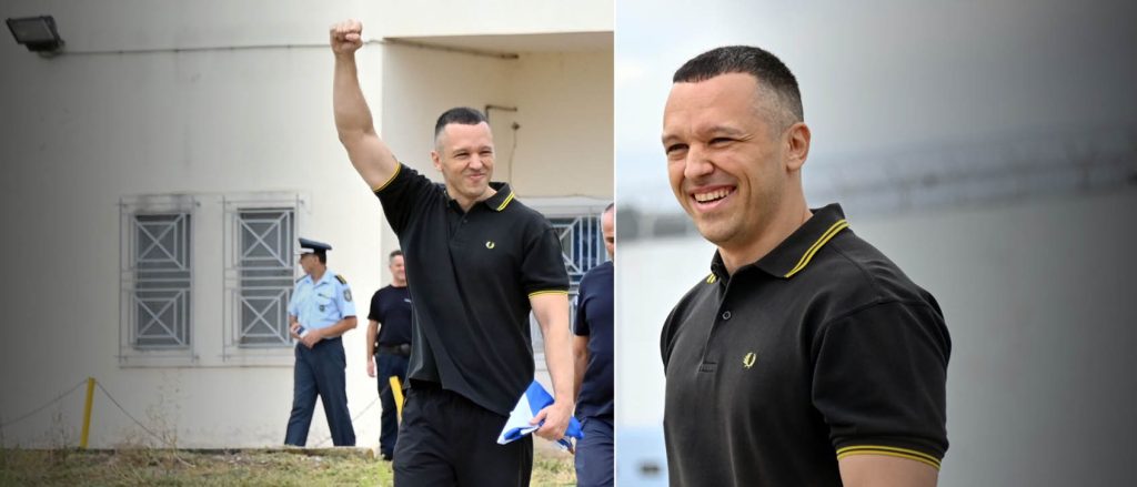 Αποφυλακίστηκε ο Ηλίας Κασιδιάρης: Οι πρώτες δηλώσεις του εκτός των φυλακών Δομοκού (βίντεο)