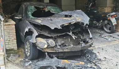 Εμπρηστική επίθεση σε πιλοτή πολυκατοικίας στου Ζωγράφου: Κάηκε το αυτοκίνητο του αντιδημάρχου