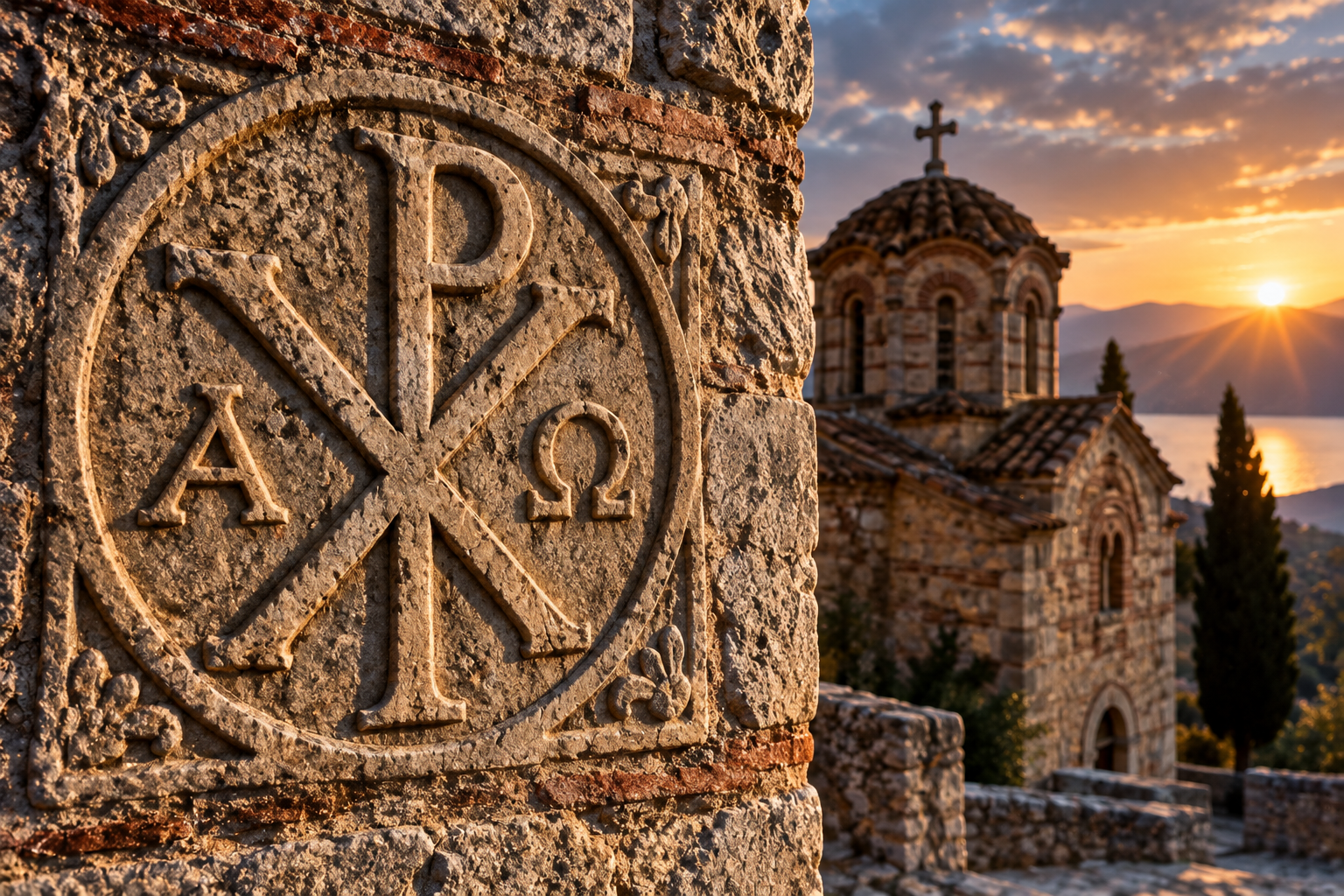 Τι είναι το «Χριστόγραμμα» και γιατί βλέπουμε τα γράμματα ΧΡ σε παλιούς ναούς και μνημεία;