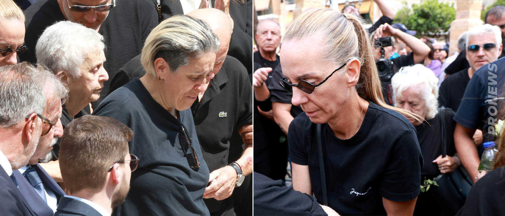 Ένταση στην κηδεία του Γ.Μαζωνάκη: Αποδοκίμασαν τις αδερφές του! – «Έξω – Δεν είστε άξιες» (βίντεο)
