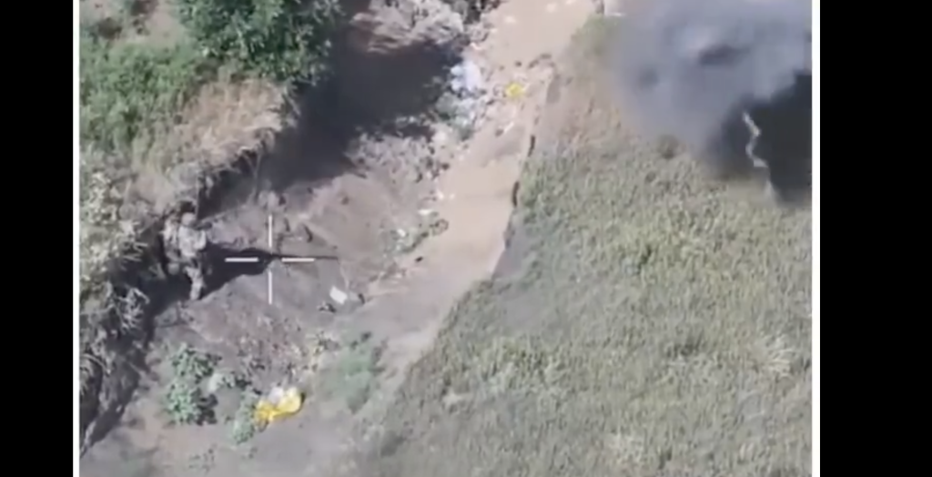 Ρώσος σκοπευτής καταρρίπτει ουκρανικό drone