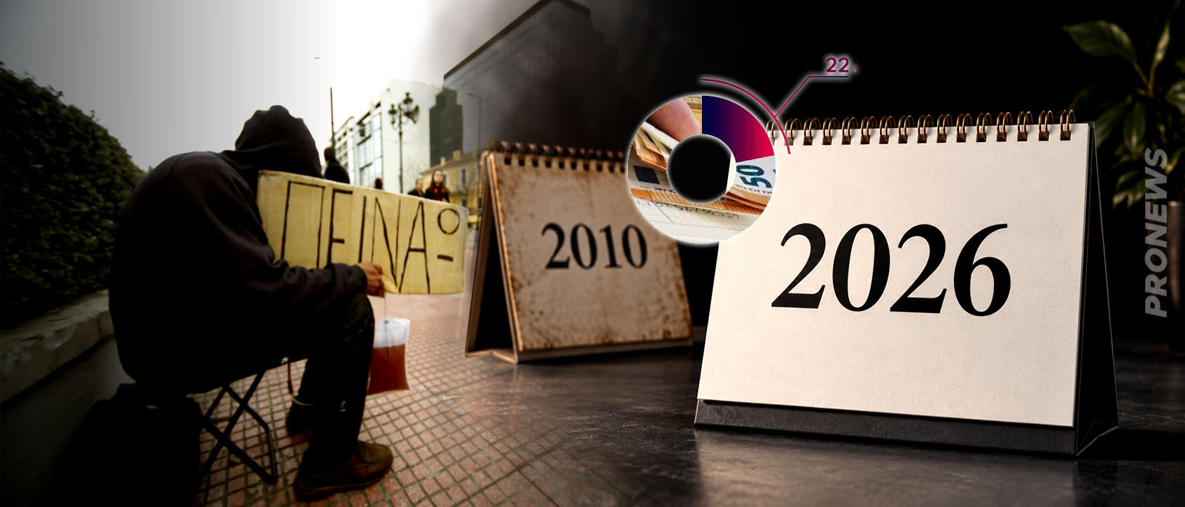 Ο Έλληνας είναι κατά 22,3% φτωχότερος σε σχέση με το 2010!