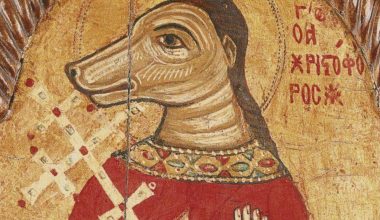 Η παράξενη εικόνα του Αγίου Χριστοφόρου με κεφάλι σκύλου