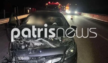 Σοβαρό τροχαίο στην Ε.Ο. Πατρών-Πύργου μετά από μετωπική σύγκρουση αυτοκινήτων – Δείτε φωτογραφίες