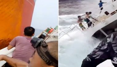 Σιγκαπούρη: Τεράστιο φορτηγό πλοίο εμβόλισε αλιευτικό – Η στιγμή της σύγκρουσης (βίντεο)