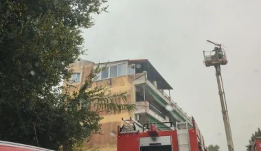 Κέρκυρα: Ισχυρή καταιγίδα με πλημμύρες – Κεραυνός σε πολυκατοικία και προβλήματα στις πτήσεις