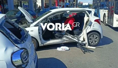 Τροχαίο από οδηγό ΙΧ στην Θεσσαλονίκη που υπέστη επιληπτική κρίση: «Ζούμε από θαύμα» (βίντεο)