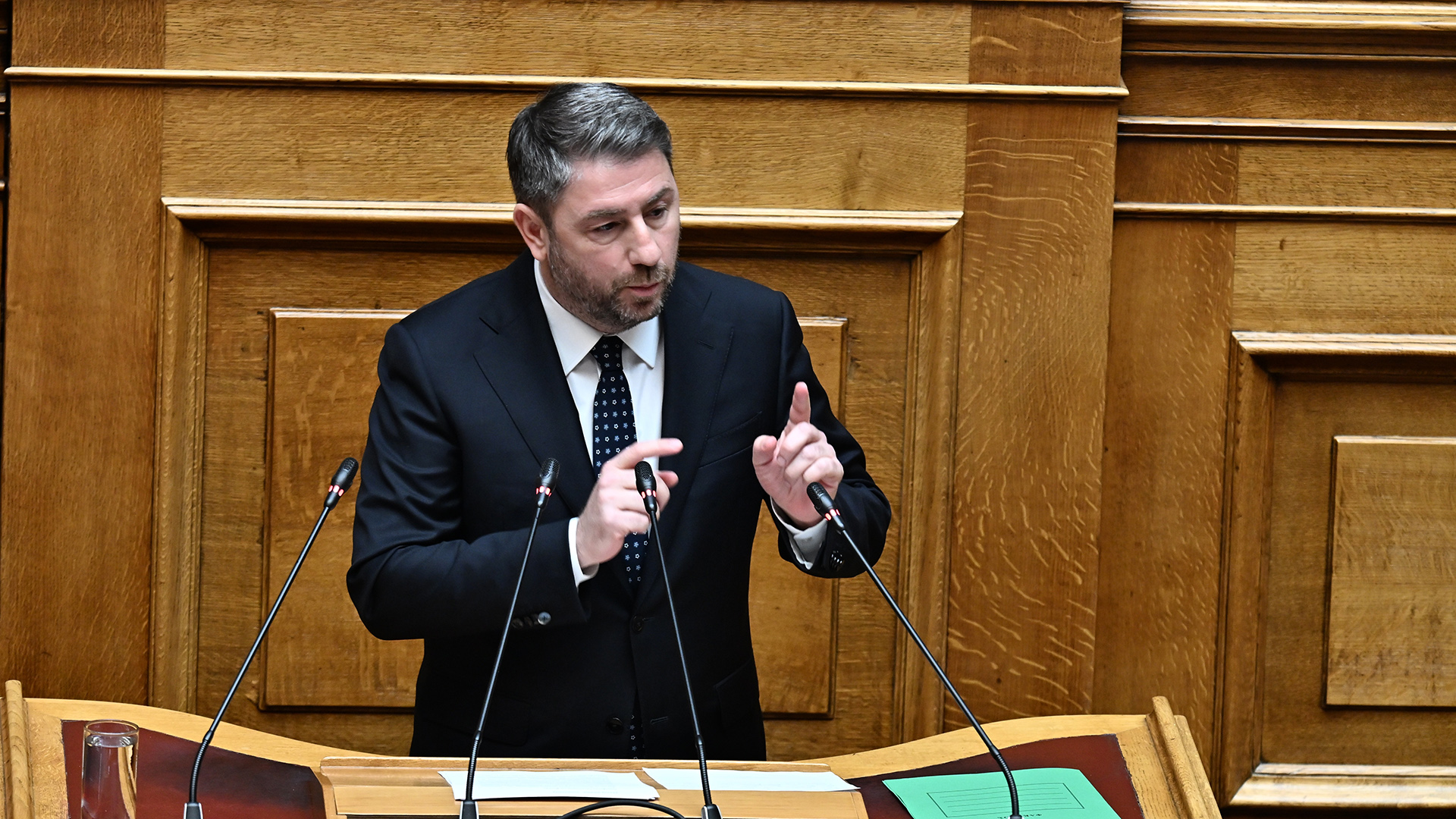 Ν.Ανδρουλάκης: «Σαν να σφυρίζουν το πέναλτι οι συμπαίκτες αυτού που έκανε το φάουλ» (βίντεο)