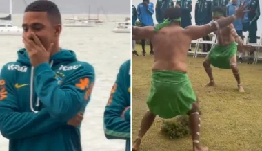 Ξεχωριστή υποδοχή της εθνικής Βραζιλίας στην Αυστραλία: To τελετουργικό που προκάλεσε γέλια (βίντεο)