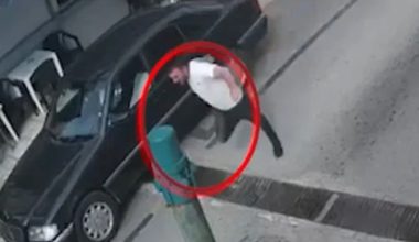 Βίντεο ντοκουμέντο: Δείτε πώς «καθάρισαν» τον Αλβανό Άρταν Μιρτάι στους Αγίους Σαράντα (βίντεο)