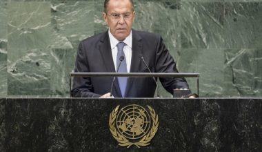 Σ.Λαβρόφ στον ΟΗΕ: «Η Ευρώπη κάνει ό,τι μπορεί για να μπλοκάρει την ειρήνη στην Ουκρανία»