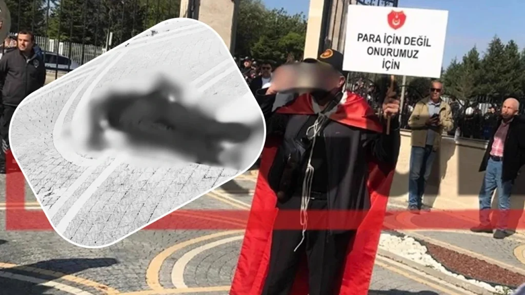 Σκληρό βίντεο: Δείτε την αυτοκτονία Τούρκου απόστρατου αστυνομικού σε διαδήλωση