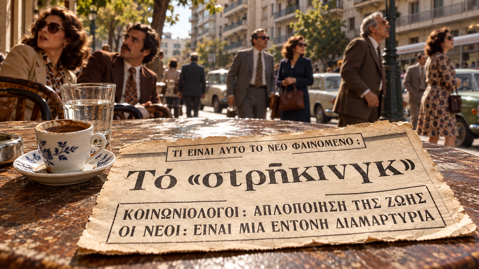 Αθήνα 1974: Όταν έτρεχαν γυμνοί στους δρόμους και κατέληγαν στο εδώλιο