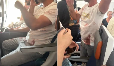 Flydubai: Η στιγμή που οι επιβάτες έτρεξαν στο πιλοτήριο μετά το μαχαίρωμα του πιλότου (βίντεο)