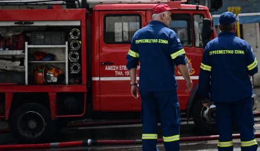 Τρίκαλα: Επιχείρηση της Πυροσβεστικής για 50χρονο που εγκλωβίστηκε σε δέντρο ενώ έκανε παραπέντε