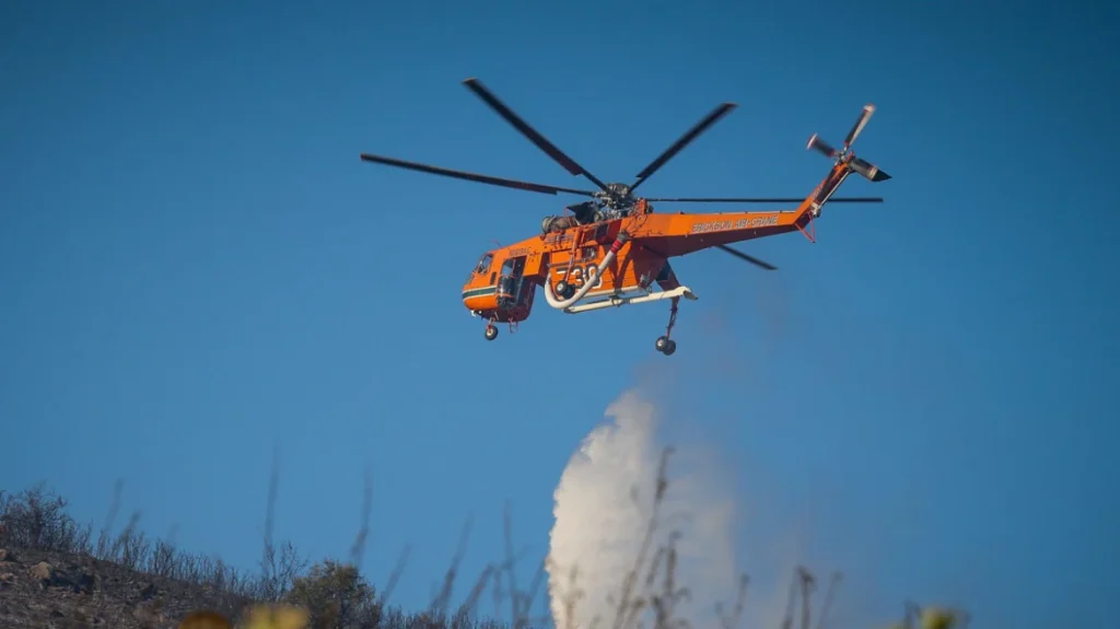 Φωτιά σε δασική περιοχή στο Καταφύλλι Καρδίτσας