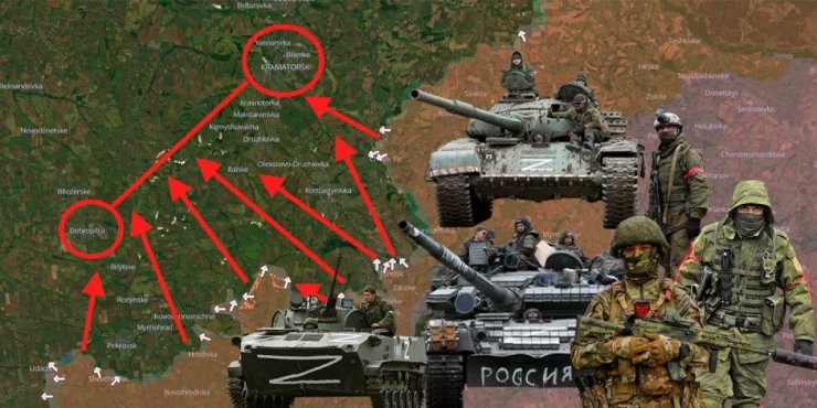 Ποια θα είναι η στρατηγική των Ρώσων για να καταλάβουν Σλαβιάνσκ-Κραματόρσκ